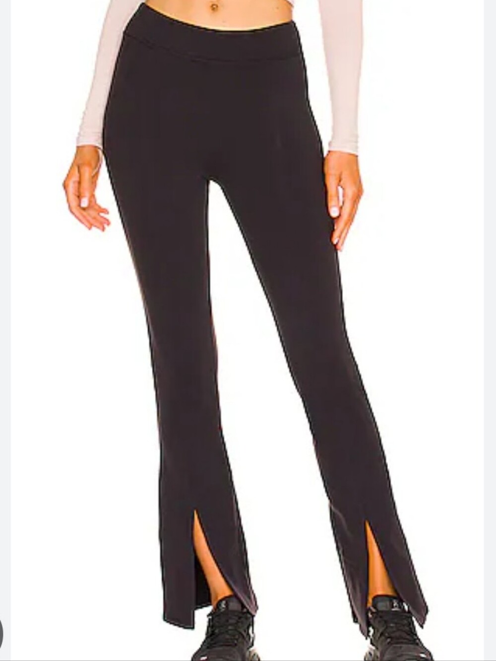 Alo Airbrush High Waist Flutter Leggings in Black